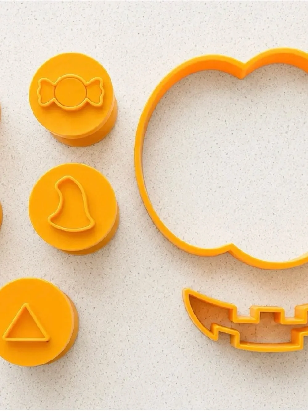 Jack-O’-Lantern Play Dough Stamp & Cutter Set | new